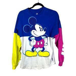 Disney Parks Mickey Mouse Colorblock Spirit Jersey Size XS